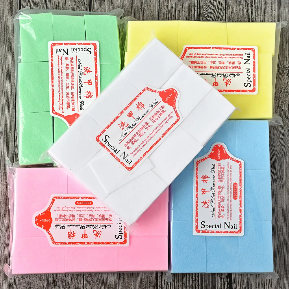600PCS/Pack Nail Cotton Pads， Manicure Lint-Free Wipes， Napkins， Nail Polish Gel Remover ，Nail Wipes 4