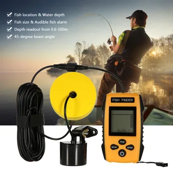 

New Portable Intelligent Sonar LCD Fish Finders Fishing Tools Echo Sounder for Fishing In Russian Deeper Winter Fishing Tool