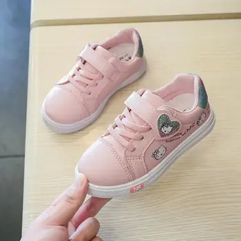 

spring new baby casual shoes children soft bottom breathable sports shoes girls cartoon shoes children cute flat sneakers