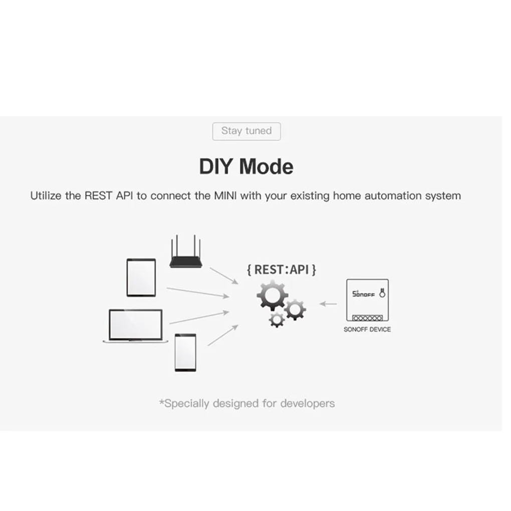 SONOFF Мини DIY умный переключатель маленький размер пульт дистанционного управления бытовой техники светильник Wifi переключатель