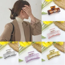 Ruoshui garra de pelo transparente para mujer, accesorios para el cabello para niña, adornos para el cabello para mujer, horquillas con agarre