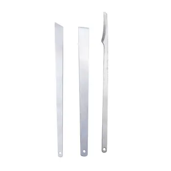 

3 Pcs Pedicure Knife Stainless Steel Repairing Old Nails Toe Pedicure Knife Dead Skin Removers Nail Foot Care Tool Kit