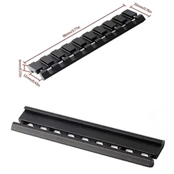 Adaptador 96mm 9 entalhes 7/8 polegadas 20mm a 3/8 polegadas 11mm entalhe com pressão do perfil baixo da tensão da mola para pontos do escopo do rifle