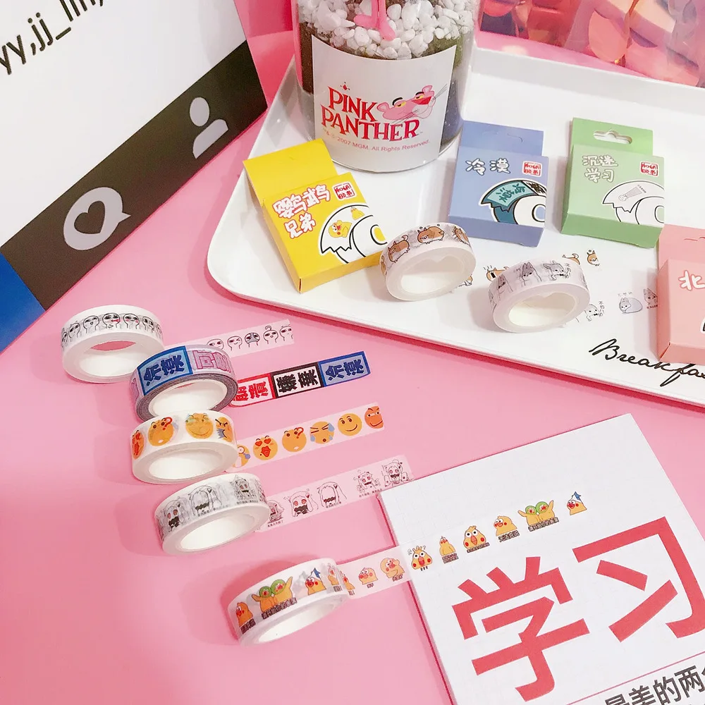 

Cartoon cute tape anime peripheral sticker diary stickers office supplies decorative paper tape Sticker label stationery