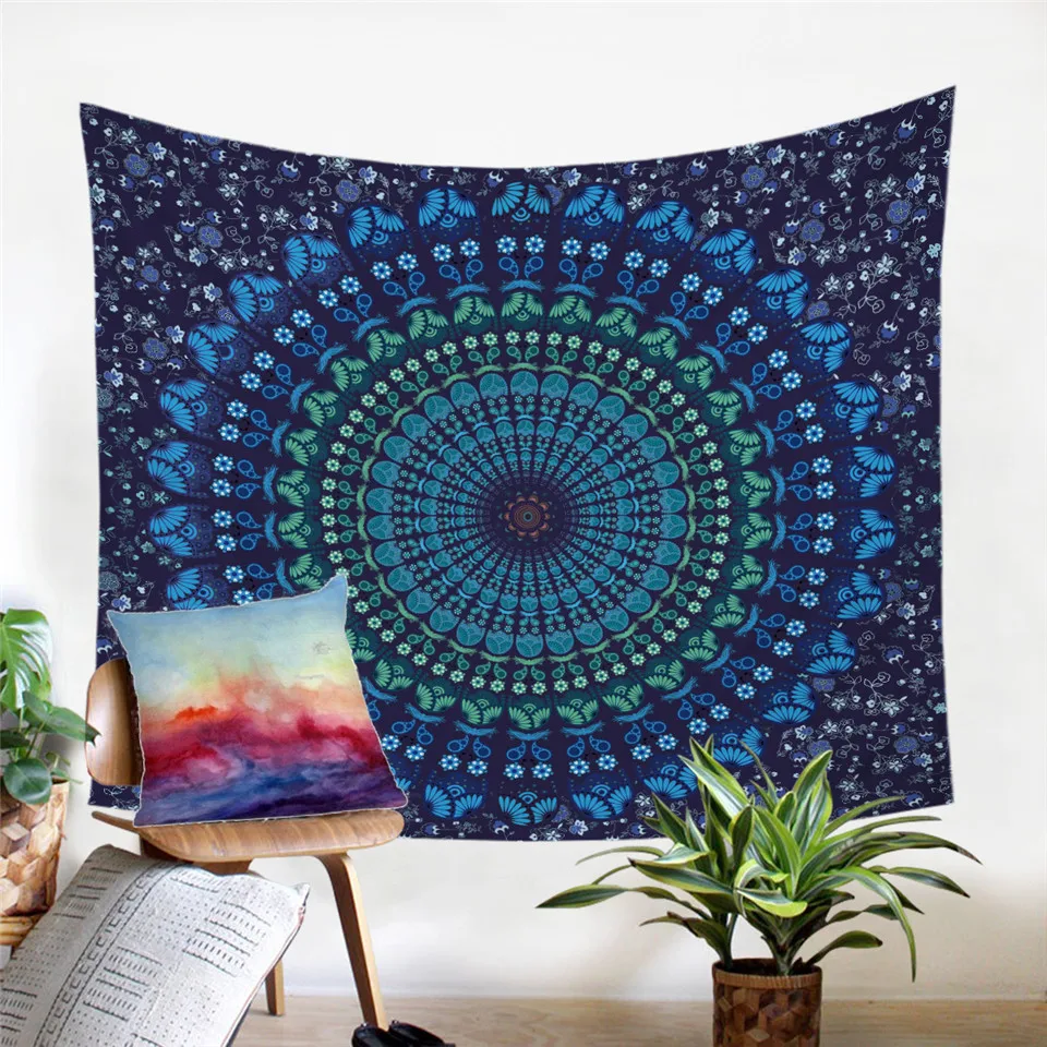 Tapeçaria Hippie Bohemia Tapeçaria Mandala Tapeçaria 150x200cm