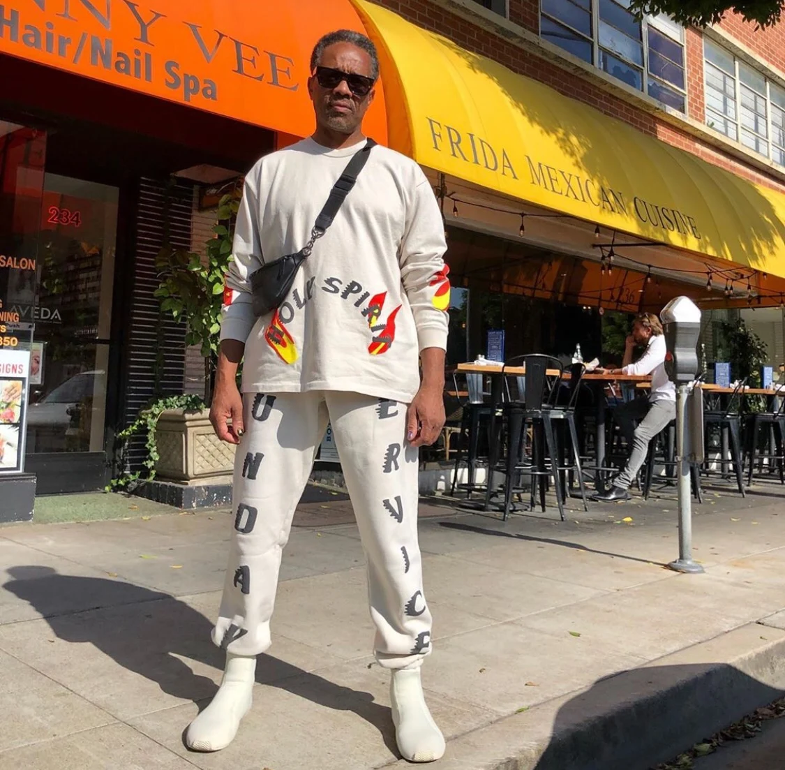 19SS kanye west SUNDAY SERVICE MERCH Holy Spirit футболка с длинными рукавами в стиле хип-хоп Уличная футболка kanye west футболки для мужчин и женщин