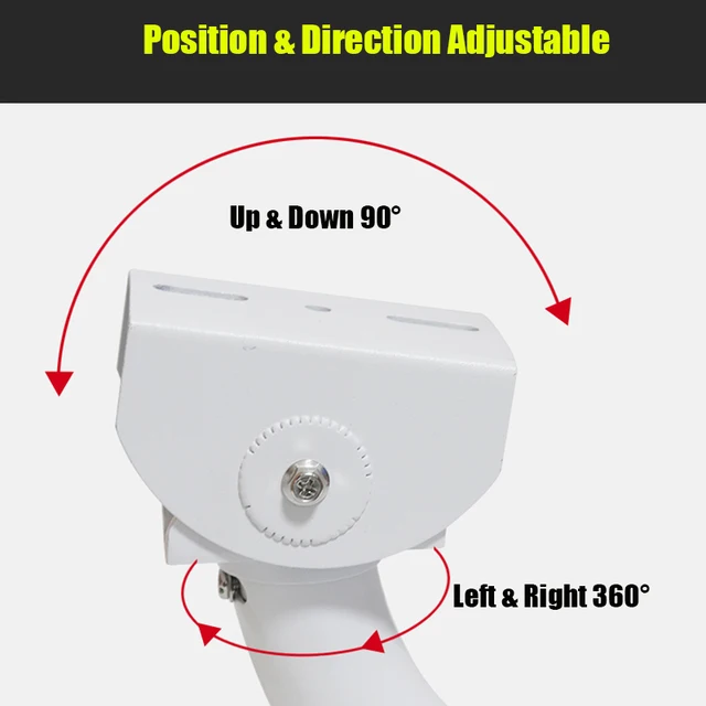 Soporte para camara de vigilancia de 1m YUS CASOO_A_100 con rotacion e