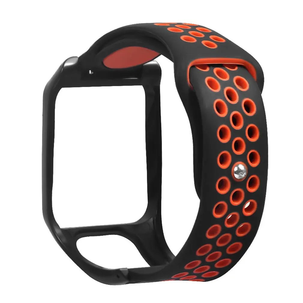 

For Tomtom Runner3 For Tomtom Adventurer Two-Color Stomata Reverse Buckle Strap Professional Sleek Minimalist Design 2019
