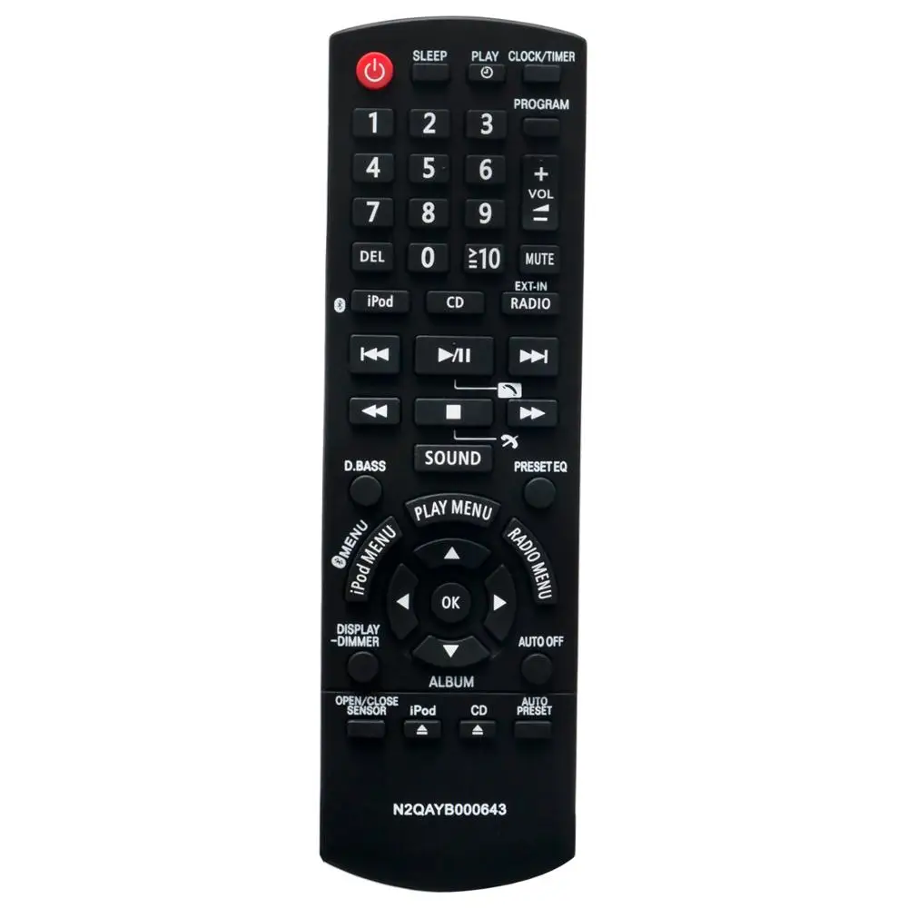 N2QAYB000643 пульт дистанционного управления для Panasonic CD стерео аудио системы SC-HC55