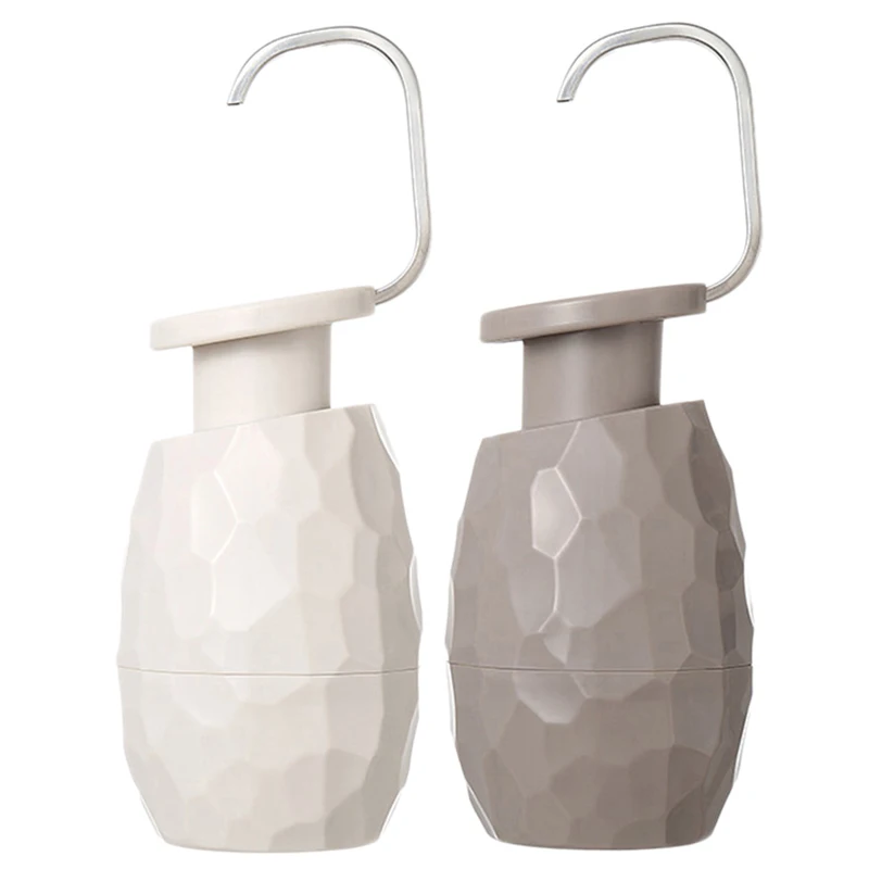 

2 Pcs 400Ml Creative One-Hand Soap Dispenser Facial Cleanser Shower Gel Bottle Environmentally Friendly for Home Hotel Bathroom,