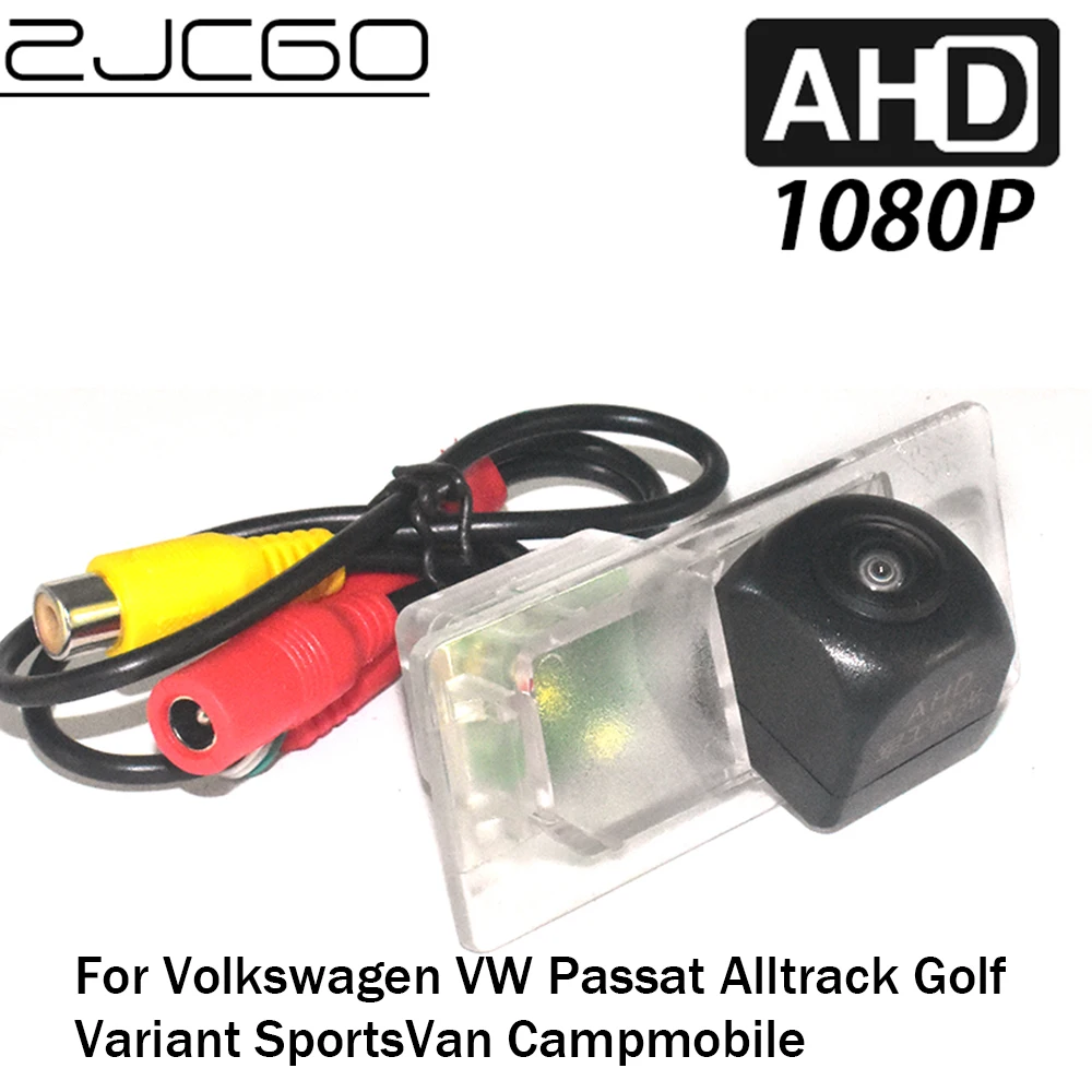 

ZJCGO Car Rear View Reverse Backup Parking AHD 1080P Camera for Volkswagen VW Passat Alltrack Golf Variant SportsVan Campmobile