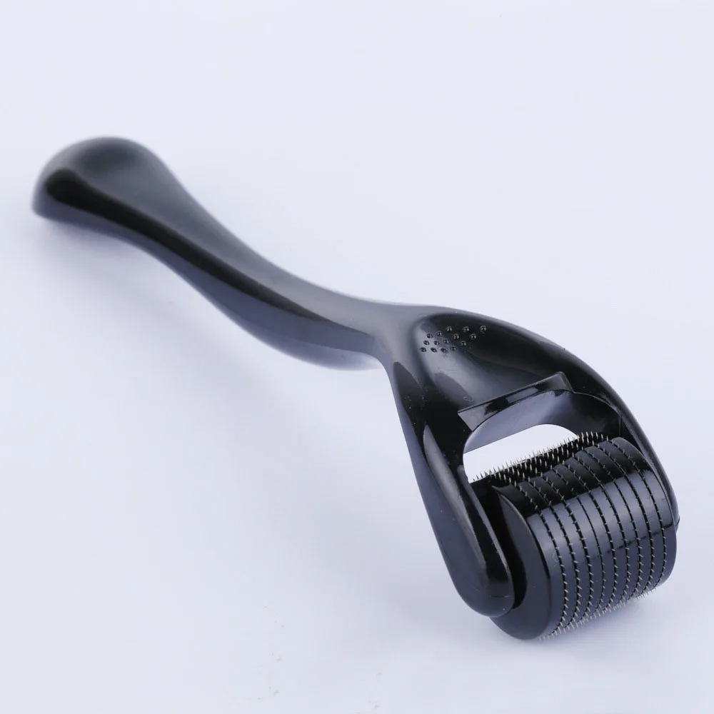 540 Иглы черный дермароллер титановый Mezoroller Microneedle роллер лифта лица удаление морщин от выпадения волос лечение