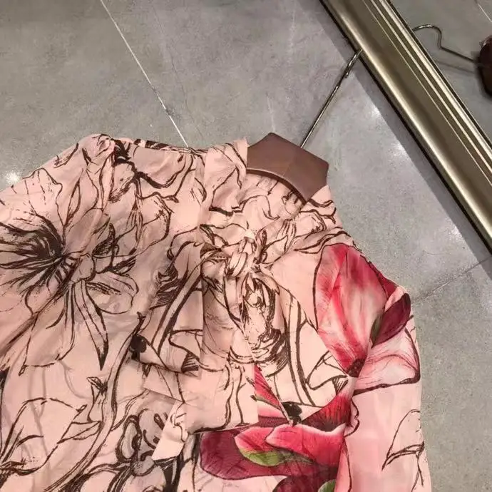 AH12188, модные женские блузки и рубашки,, Подиумные, Роскошные, известный бренд, Европейский дизайн, вечерние, стильная женская одежда