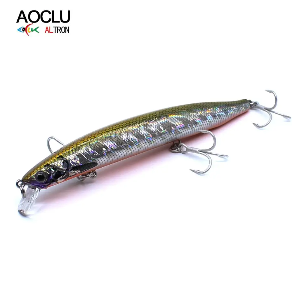 AOCLU Sinking Jerkbait Wobbler 130mm 20.6g Depth 0.8-1.8m Hard Bait Minnow Fishing Lure Magnet Weight Transfer System Sea Game fishing lure
