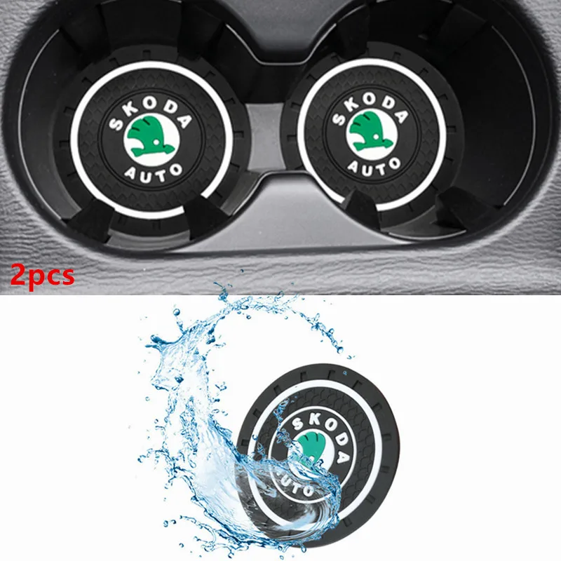 Автомобильные противоскользящие подставки из ПВХ для Skoda Octavia 2 A7 Tour RS Fabia 1 Rapid Kodiaq