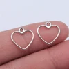 WYSIWYG 50pcs 14x13mm Antique Silver Color Hollow Heart Charms Pendant For Jewelry Making DIY Jewelry Findings ► Photo 1/2