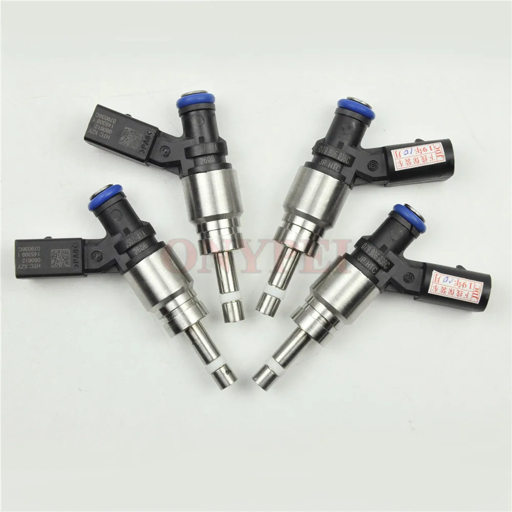4x OEM 079906036D FIJ0008 Топливная форсунка для 2008-2011 R8 RS4 4.2L V8