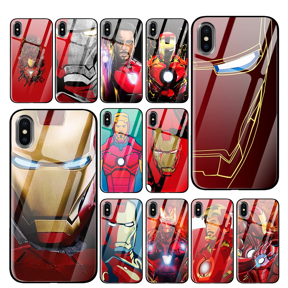 Ironman роскошные чехлы из закаленного стекла для huawei P30 P20 mate 10 20 Honor 8 9 10 Pro Lite