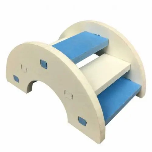 Blue White Хомяк, крыса, ПВХ, животное, Маленький милый питомец, мышь, забавная игрушка, лестница, мост, домашнее животное, птица, маленькое животное, мини, забавная лестница, мост, игрушки - Цвет: Blue White