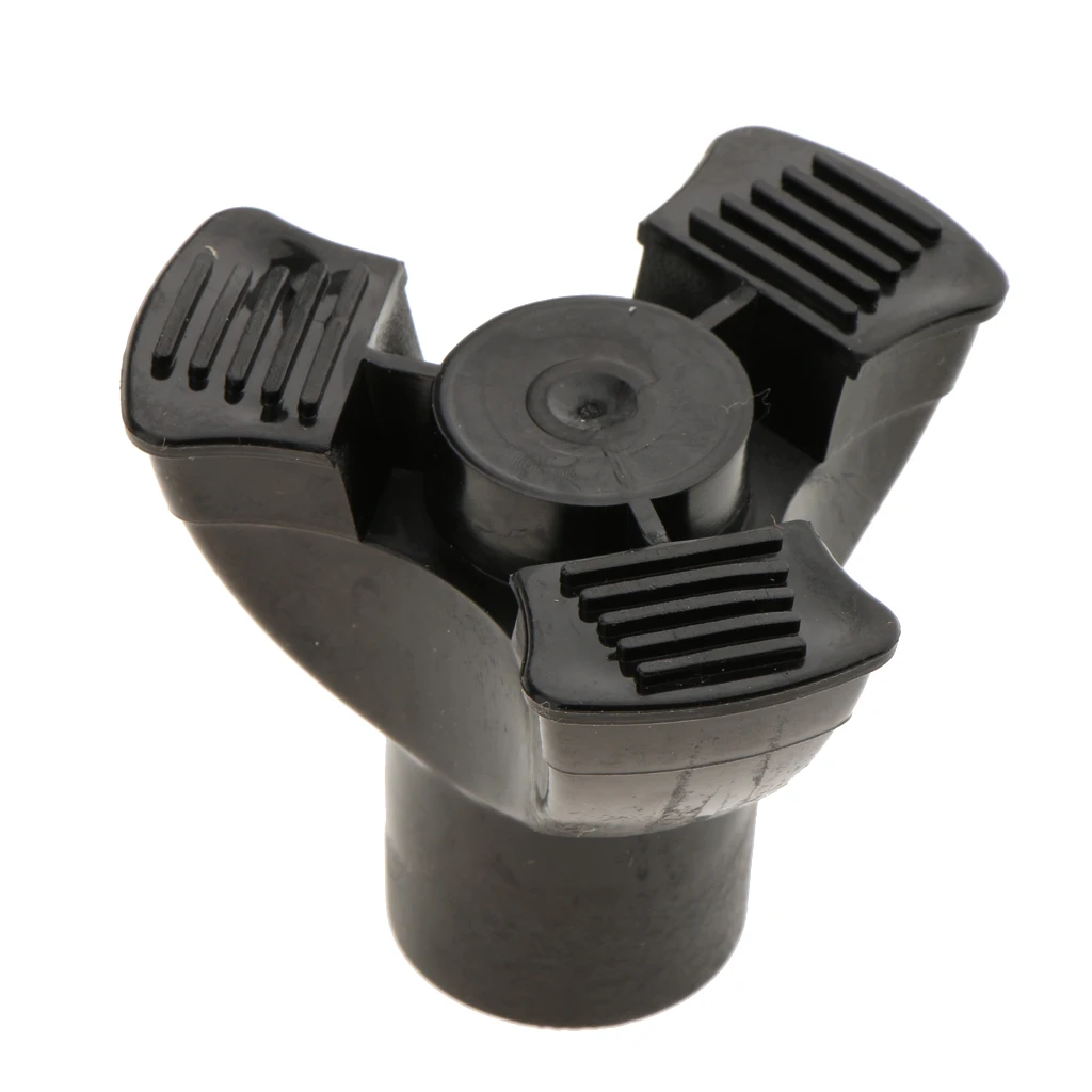 3Pcs Black Heavy Duty Ferrules Rubber End Bottom Cane Tips Protector Walking Stick Crutch Tip End, 19mm / 22mm