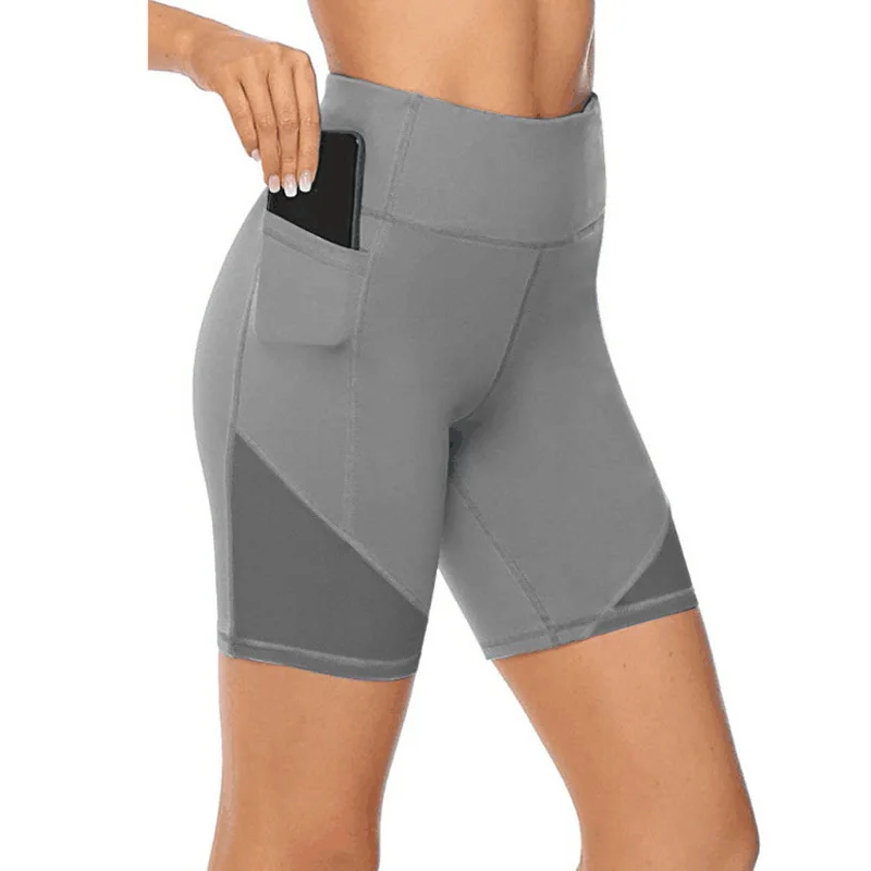 Plus Size Yoga Shorts Gym Fitness 
