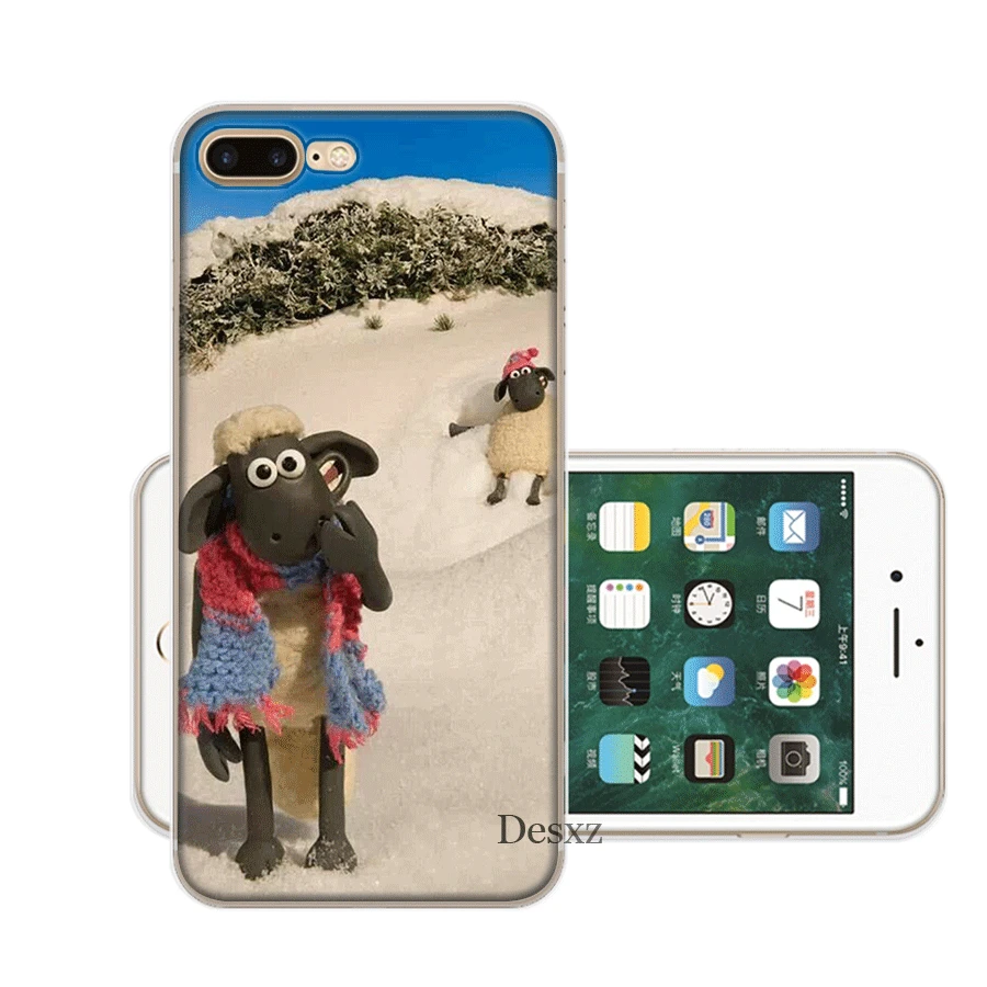 Мобильный телефон чехол для iPhone 7 8 6 6s Plus 11 Pro X XS Max XR 5 5S SE жесткий новый Shaun овечья