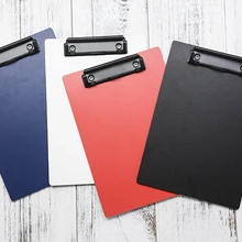 2pcsA4/A5 доска для письма клип набор меню папка офисные канцелярские блокноты для письма PP Face A4 папка доска офисная бумага для органайзера зажимы