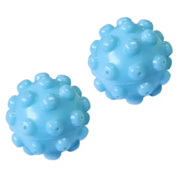 

2 pcs Wrinkle Remover Dryer Ball Comfort Fabric Softener Laundry Patches Iron On Clothes Steamy Magic Laundry Dryer Balls Set
