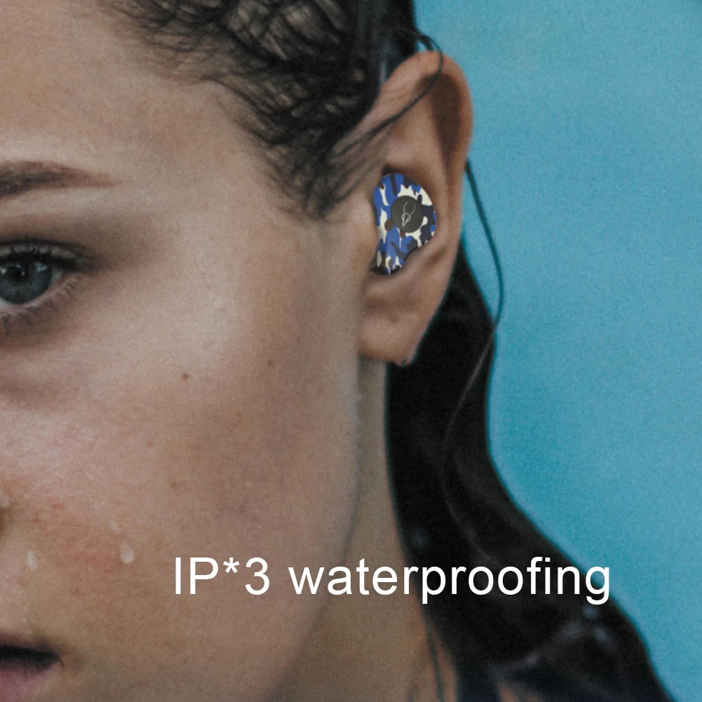 Sabbat X12 Ultra Camouflage TWS Wireless Bluetooth Earphone Mini Portable Waterproof Sports Stereo Surround Bass Headset Earbuds