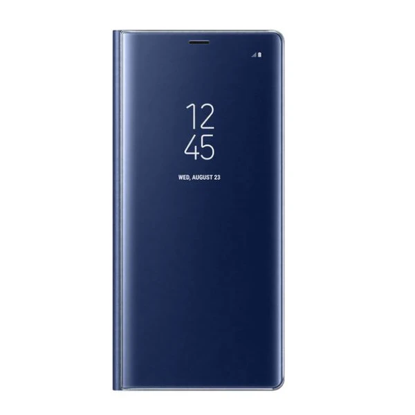 Blue Samsung вертикальный зеркальный защитный чехол для телефона samsung Galaxy Note8 N9500 N950F SM-N950F Note 8 4 цвета - Цвет: Blue