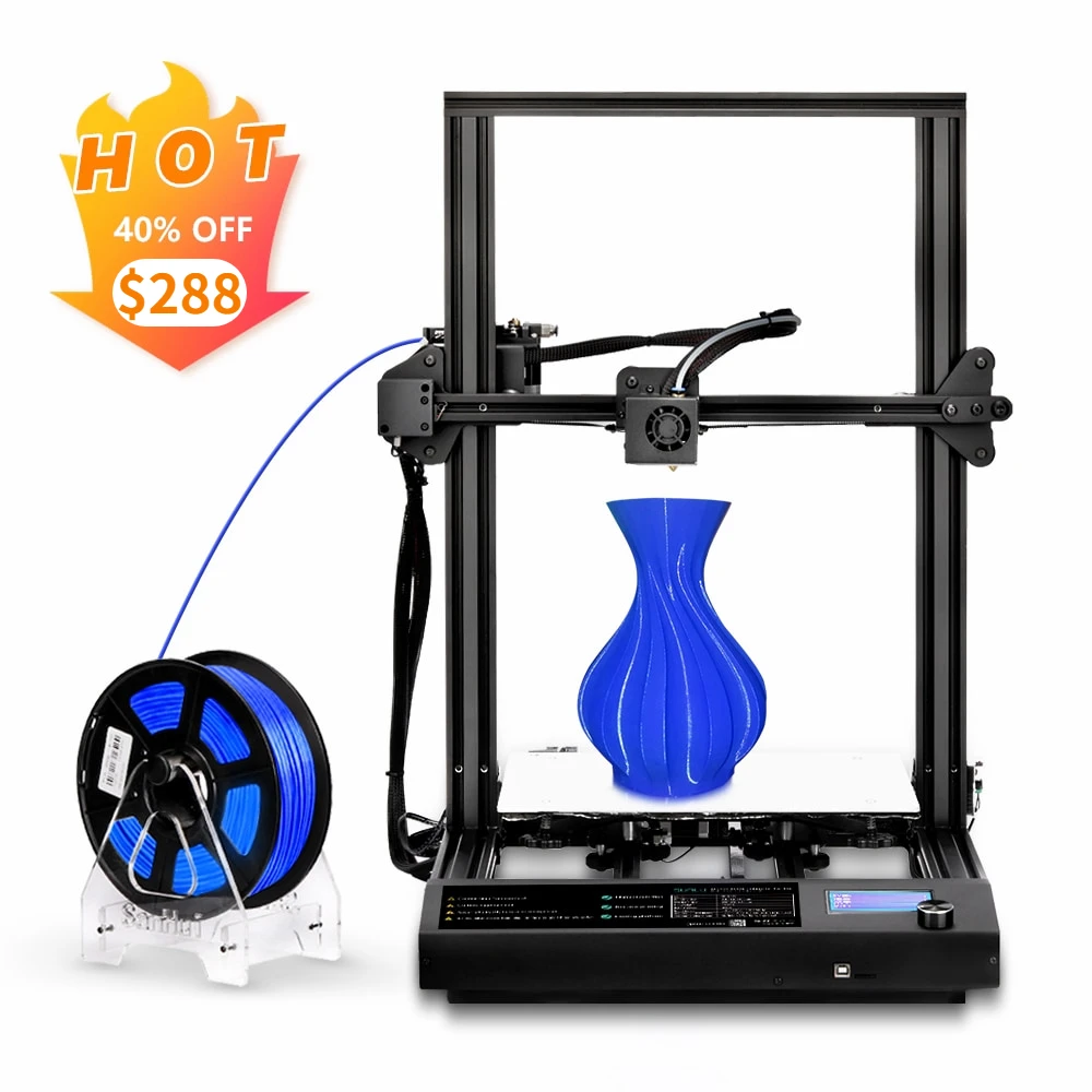 

AW 3D FDM 3D Printer S8 Plus Size frame 3d Filament Extruder Upgraded Magnetic Build Plate Printing DIY KIT Free shipping.
