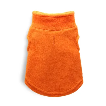 

Orange Dog Clothes Vest Pet Clothing Small Dogs Costume Cotton Solid Soft Autumn Winter Fashion Chihuahua Black Boy Ropa Perro