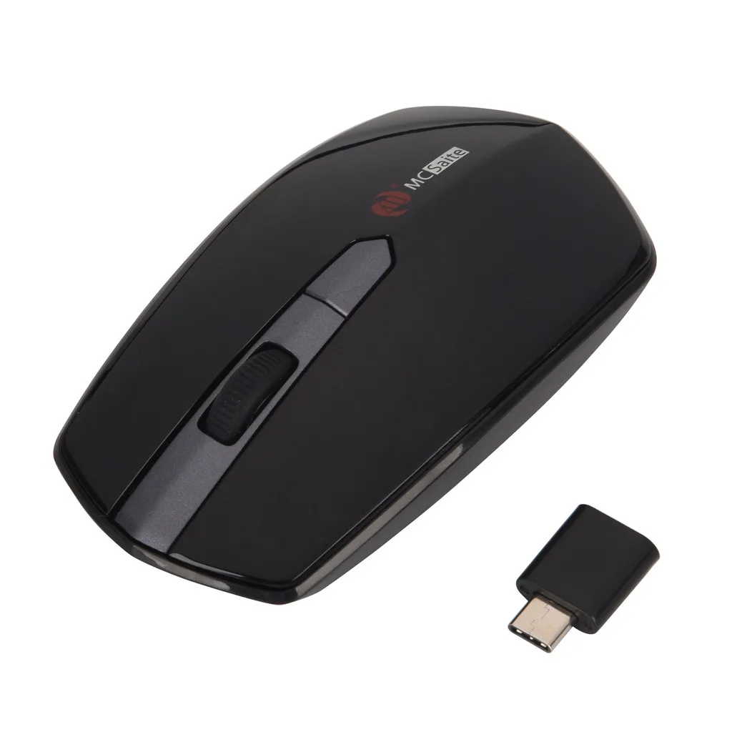 Mcsaite, 2,4 ГГц, беспроводная мышь type C, Usb C, 1600 dpi, регулировка, совместимые мини-мыши для Macbook Pro, Для iMAC
