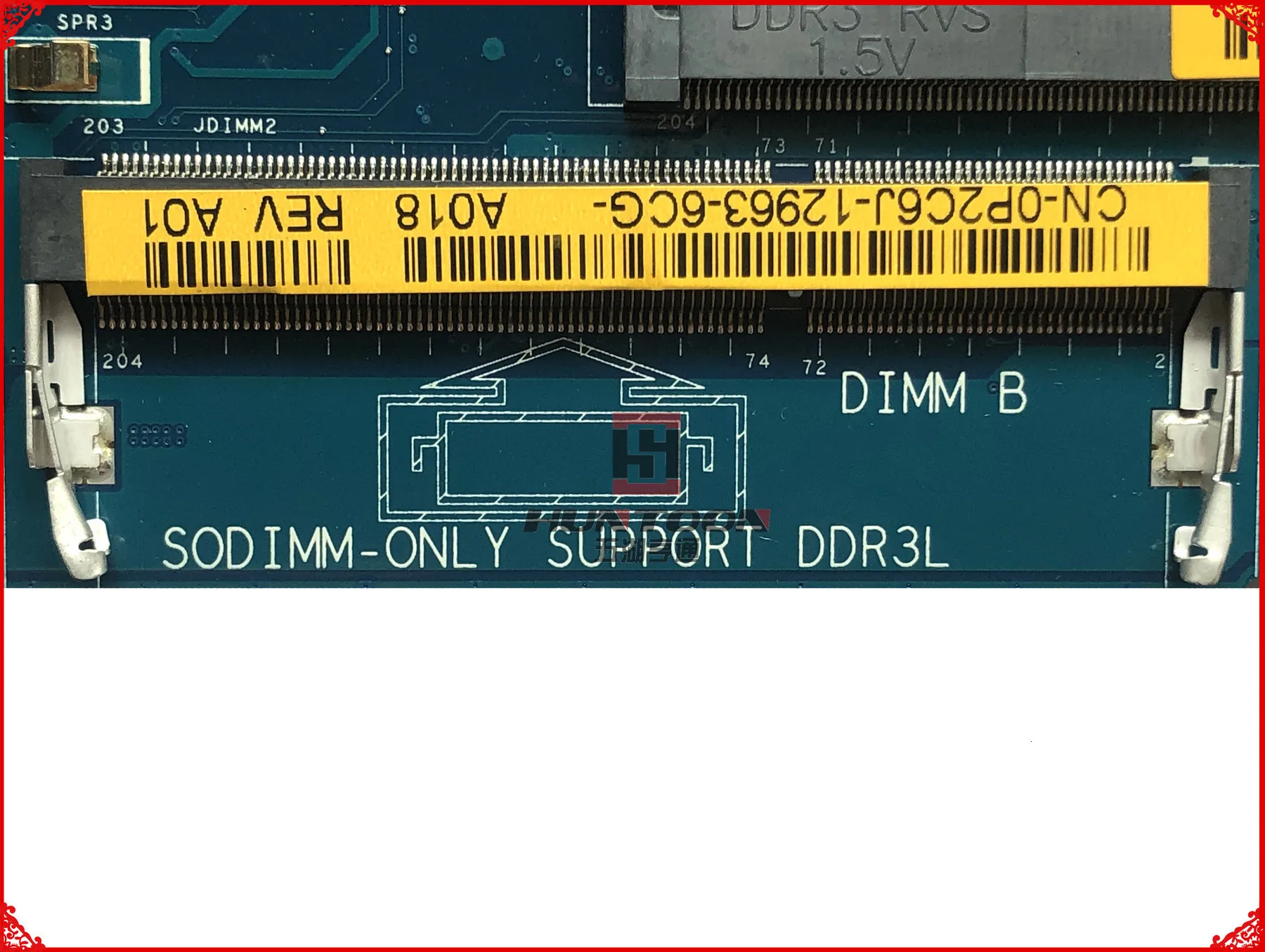 CN-0P2C6J для Dell Inspiron 5559 Материнская плата ноутбука AAL15 LA-D071P P2C6J SR2EU I3-6100U DDR3L полностью протестирована