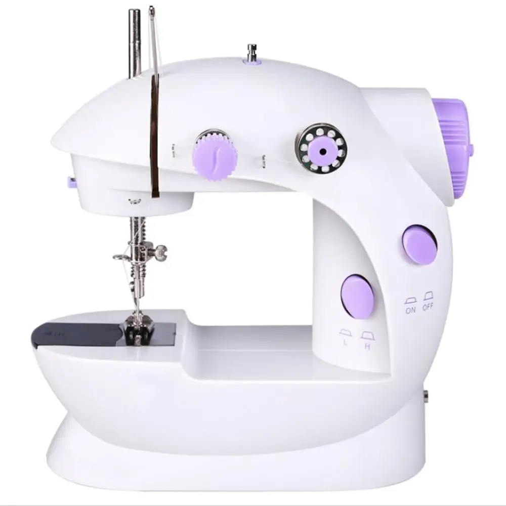 Мини электрическая швейная машина домашняя многофункциональная микро швейная машина ручная Машина Регулировка ручная швейная машина