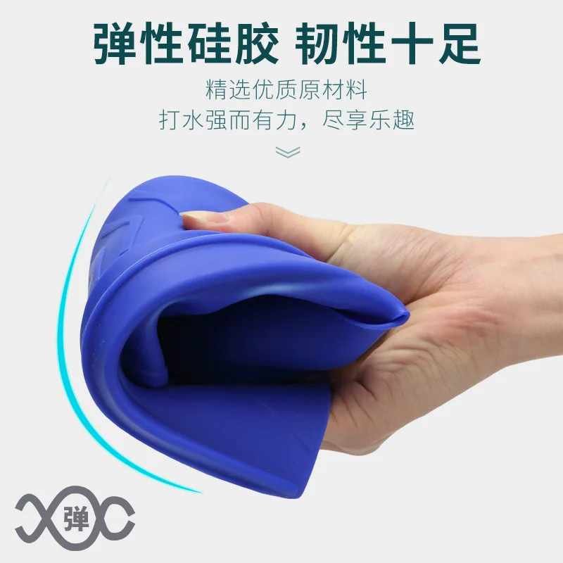 

Swimming Flippers Snorkeling Silica Gel Paddle Kids Swimming Training Adult Submersible Equipment Length Duck Flippers