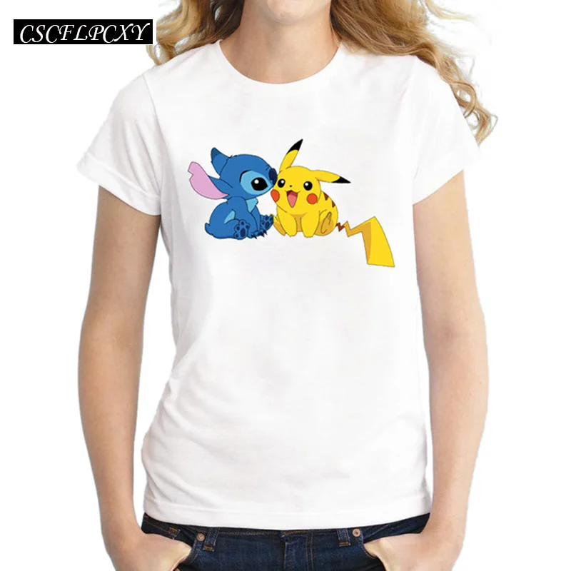 2019 новые Pokemon Go Для женщин футболка короткий рукав Футболка pokebender наклейка с
