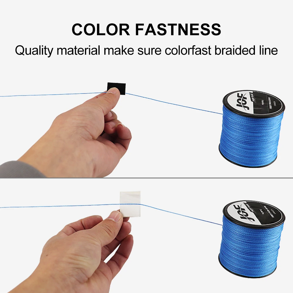 JOF 4 Strands Braided Fishing Line Multifilament 300M 500M 1000M Carp  Fishing Japanese Braided Wire Fishing Accessories Pe Line