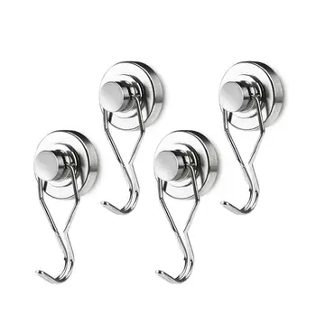 

Promotion! Magnetic Hooks,66LB Rotatable Swing Swivel Heavy Duty Neodymium Rare Earth Magnet Hook perfect For Indoor/Outdoor Han