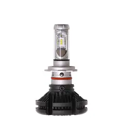 1 шт. H4 светодиодный Автомобильный светодиодный фонарь для фар Hi-Lo Beam 50 Вт 6000лм 6000 К автомобильный налобный фонарь светодиодный