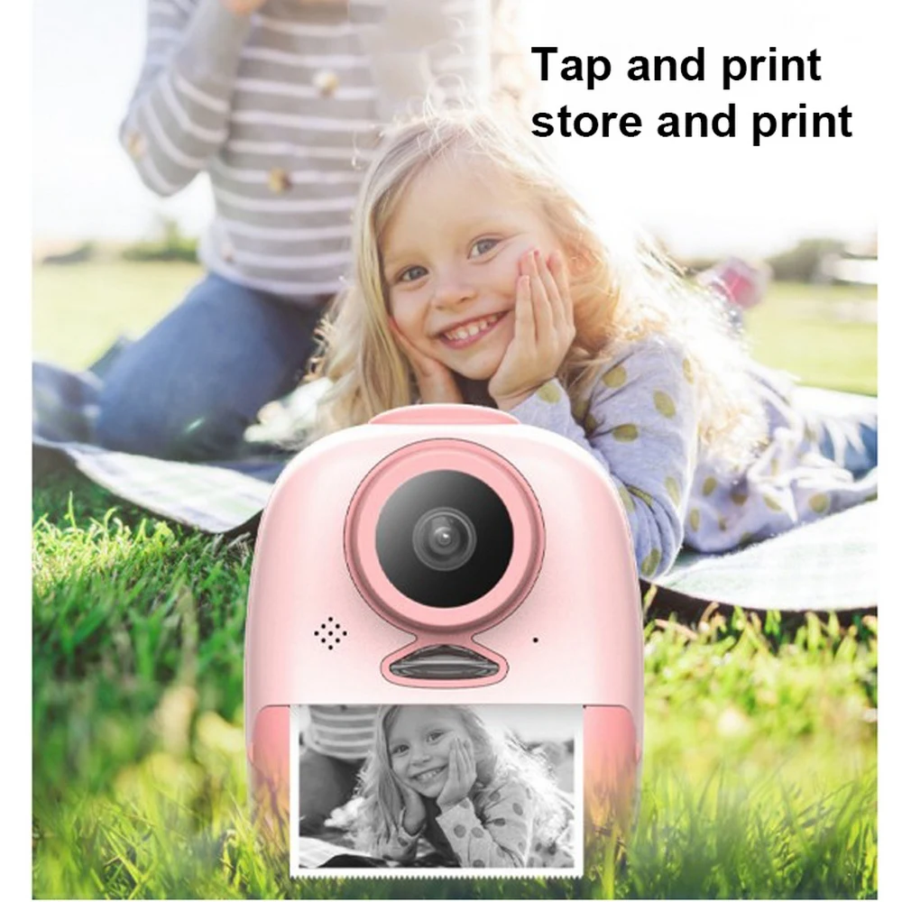 

Childrens Camera Instant Printing Digital Camera 32G Memory Card Brithday Gift Mini SLR Dual Lens Sports Photography Camera Toy