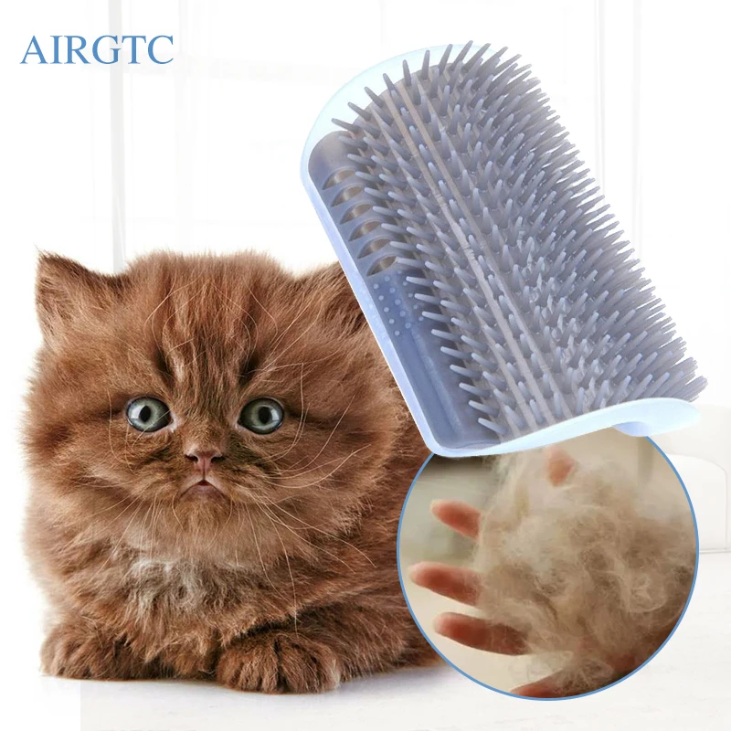 Pet Cat Self Groomer For Cat Grooming Tool Hair Removal Comb Dogs Cat Brush Hair Shedding Trimming Massage Device With Catnip