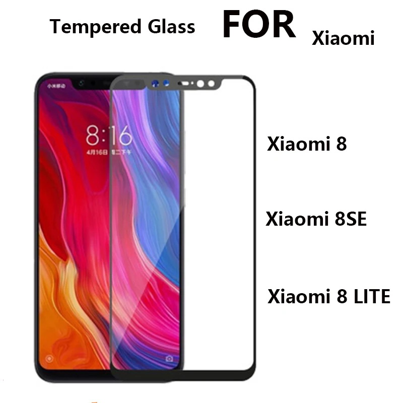 Защитное стекло закаленное 9H для Xiaomi MI F1 Pocophone 1 MIX 2 2S 3 Mix2 Mix3 Mix2S|Защитные стёкла и