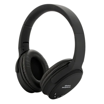

Wireless Bluetooth Headset Bt 5.0 Active Noise Reduction 15 Hours Playback Time Folding Design Bass Game Headset Black Plastic