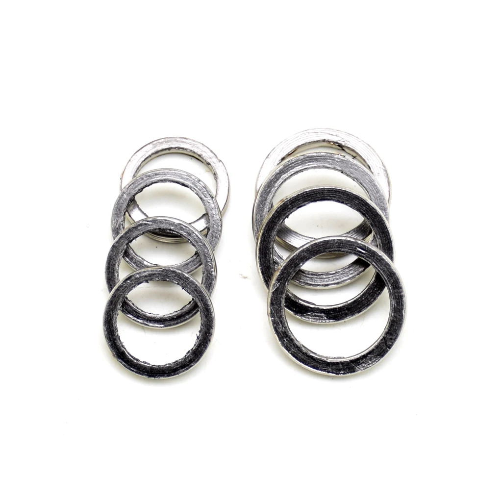 Motorcycle Exhaust Crush Gasket Pipe Graphite Muffler Silencer Connector for Dirt/Pit Bike/ATV/Scooter | Автомобили и мотоциклы