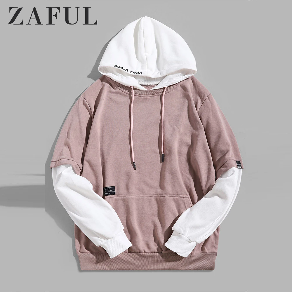 Zaful contrast hoodie Clearance