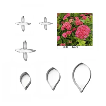 

Lxora fondant sugar flower cutters baking cake decorations Polymer Clay Cold Porcelain gumpaste tools
