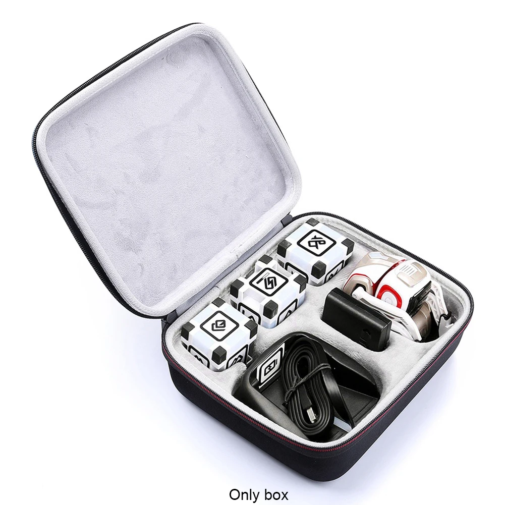 

Hard Protection Carrying Case Easy Clean Eco-friendly Square Storage Box For Children Robot Shockproof For Anki Cozmo 000-00048