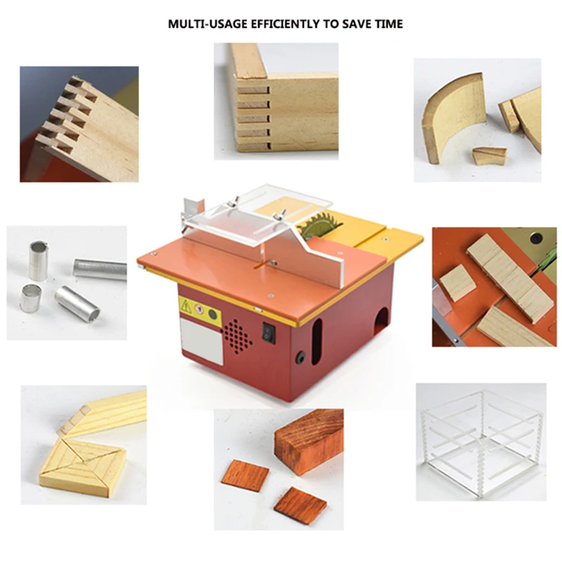 

Promotion! Circular Mini Table Saw Panel Circular Saw Table Pedal DIY Woodworking Machines Mat with Scale
