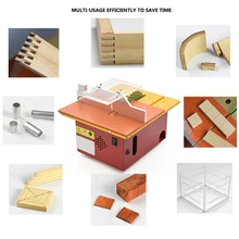 Promotion! Circular Mini Table Saw Panel Circular Saw Table Pedal DIY Woodworking Machines Mat with Scale